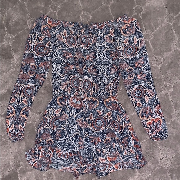 patterned romper - Picture 2 of 4